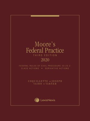 cover image of Moore's Federal Practice